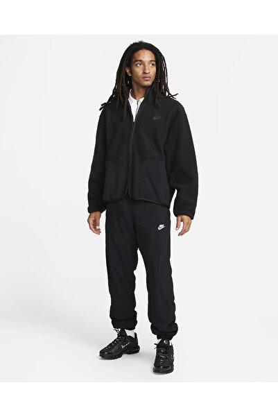 Nike Wildrunner winter black men's sweatpants erkek su tutmaz polarlı kalın siyah eşofman altı fb8616