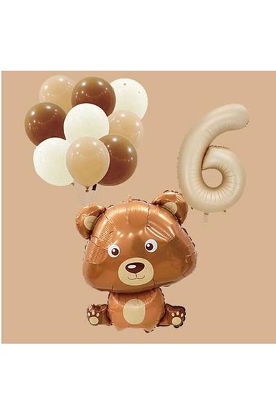 DÜVENCİ TİCARET Age Balloon Cone - Cute Moon Foiled