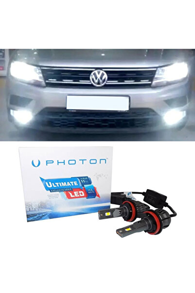 Photon Vw Tiguan Led Xenon Sis Farı Ampulü H8 Ultimate 9500 Lumens Yeni Seri ...