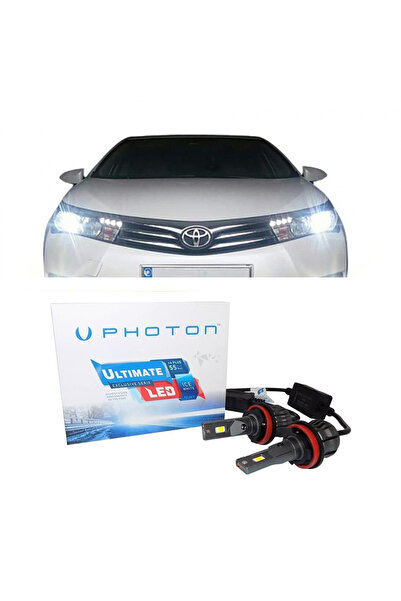 Photon Toyota Corolla E170 Led Xenon Kısa Far Ampulü H11 Ultimate 9500 Lumens...