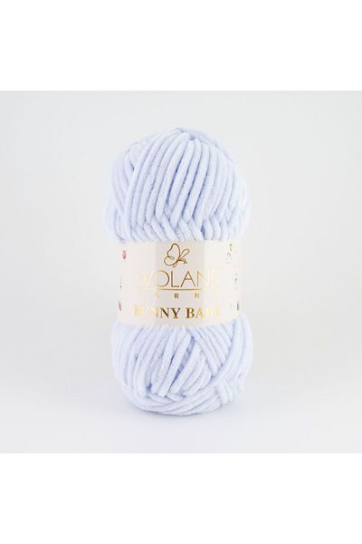 WOLANS 449 Μοντέλο Blue Soft Velvet Bunny Baby Knit - Μαλακό κουβέρτα παιχνιδιών