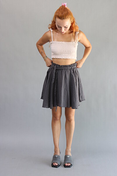 ASC SUN Mini Linen Klosh Skirt