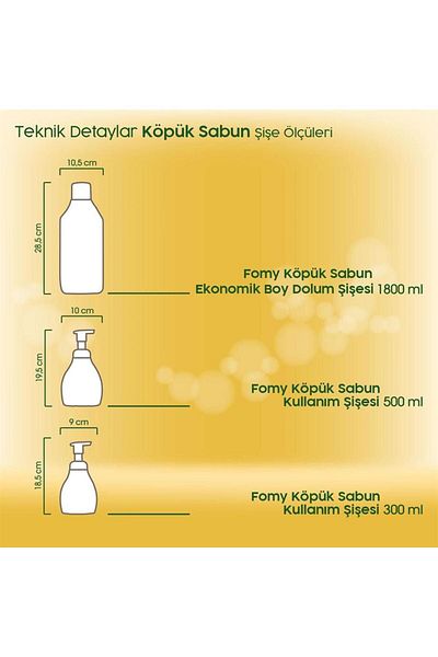 Fomy Lemon Foam Soap Hand Face Body 500 ml