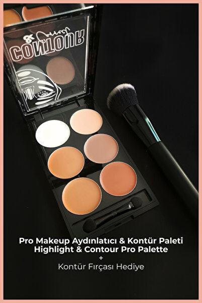 GXMPRO Professional Makeup Aydınlatıcı&Kontür Paleti-Highlight&Contour Pro Pa...