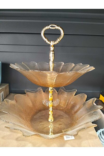 kurt41 2-tier Catering Serving Holder - Glass Cookie Holder