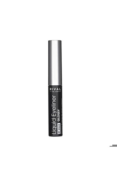 Rival De Loop Shiny Black Liquid Eyeliner - No:01