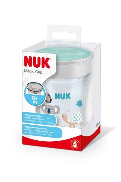 Nuk Magic Cup Evo Glass White Water Bottle 230 Ml *new*