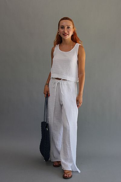 ASC SUN Muslin Strappy Blouse