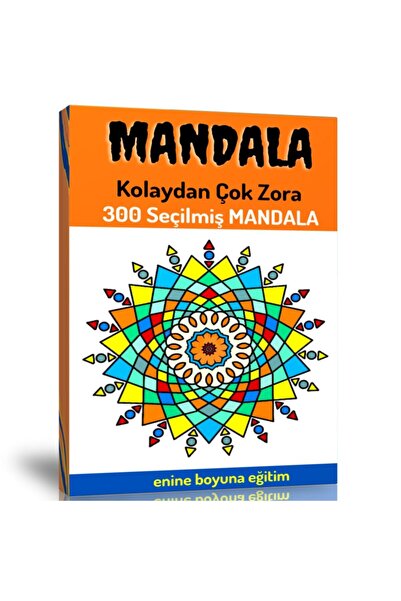 Enine Boyuna Eğitim Kolaydan Çok Zora Mandala Kitap Seti (2 Spiralli Kitap)