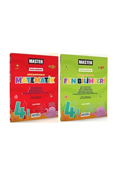 Okyanus Yayınları Okyanus 4. Sınıf Master Matematik ve Fen Bilgisi Soru Bankası