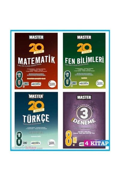 Okyanus Yayınları Okyanus 8. Sınıf Master Deneme Seti