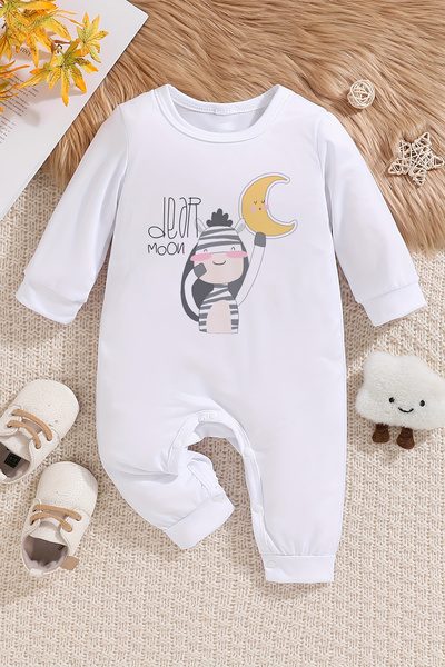 ADABEBEK Baby Boy Jumpsuit - 100% Cotton, Printed, Model 22416