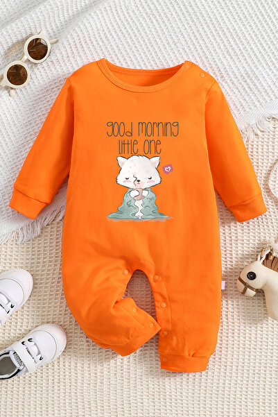 ADABEBEK Good Morning Little One - ثوب فضفاض للأطفال مطبوع 22362