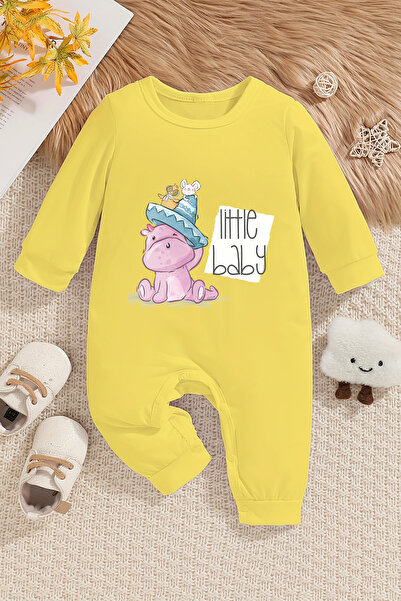 ADABEBEK Style Printed Jumpsuit for Baby Girl - 22373