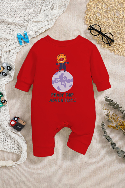 ADABEBEK Baby Boy Adventure Printed Jumpsuit - 22239