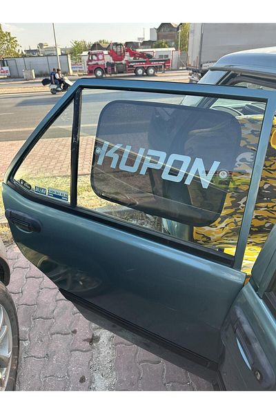 TKY Set of 2 - Printed Side Window Curtain Accessory 'coupon' (Suitable for All Cars.)