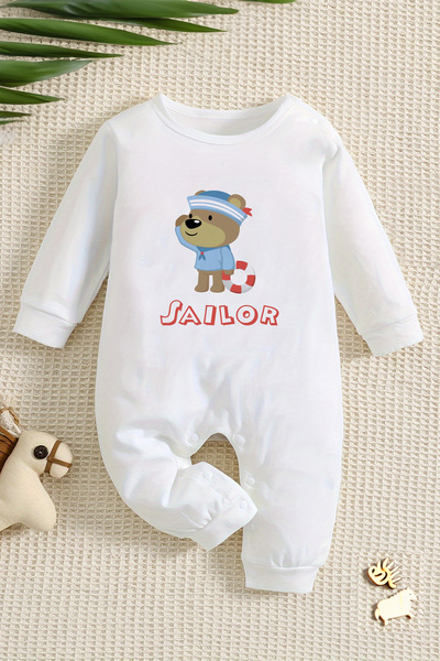 ADABEBEK Baby Boy Jumpsuit - Lifeguard Boho Print, Style 22292