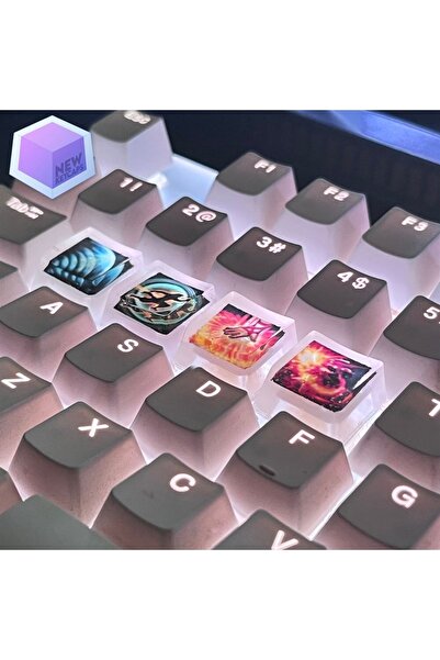 New Keycaps League Of Legends Lol Lee Sin Tuşları Q-w-e-r Mekanik Klavye Tuşu Artisan Keycaps