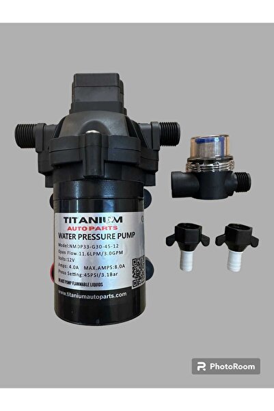 Titanium TİTANİUM    33 SERİSİ  DK/11.6 LİTRE 45 PSİ 12V HİDROFOR