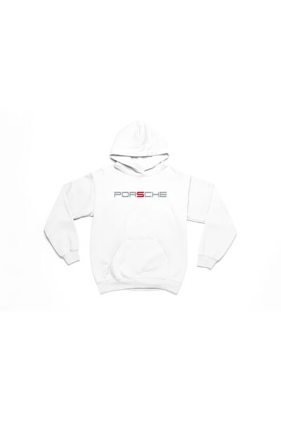 swOzz Porsche Printed Unisex Black Hoodie - 3 Thread Thick Fabric