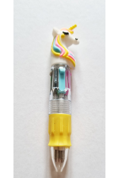 Modellino 4 Renk Yazan Unicorn Mini Tükenmez Kalem - Gövde Rengi Seçenekli 1 ...