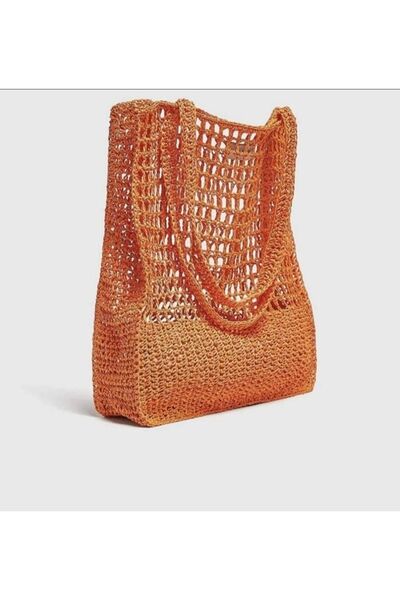 Nympha Χειροποίητη πλεκτή τσάντα tote