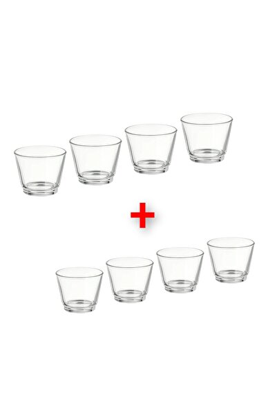 IKEA 8'li Set Tealight Mumluk Yükseklik: 6 Cm İkea 8 Adet Cam Tealiht Mum Kab...