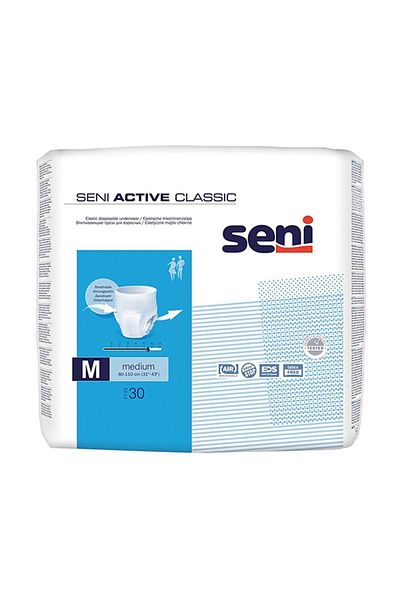 Seni Active Classic Medium Panty Diapers 30 pcs