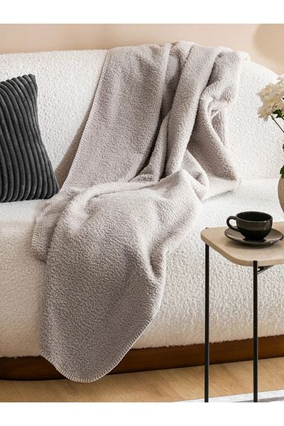 LC Waikiki Light Gray 100x150 Cm Wellsoft Tv Blanket
