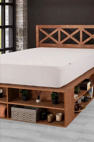 ataca Premium Single Waterproof Mattress - Mattress Fitted Saran Design, Antibacterial
