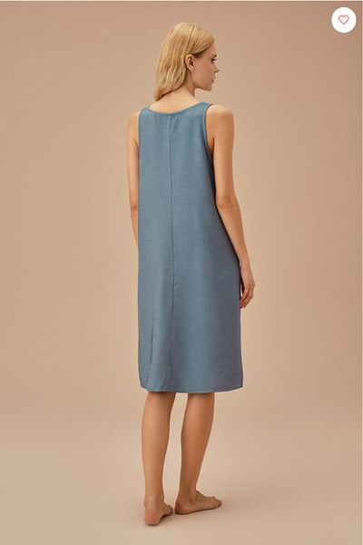 SUWEN Rochie casual DENIM