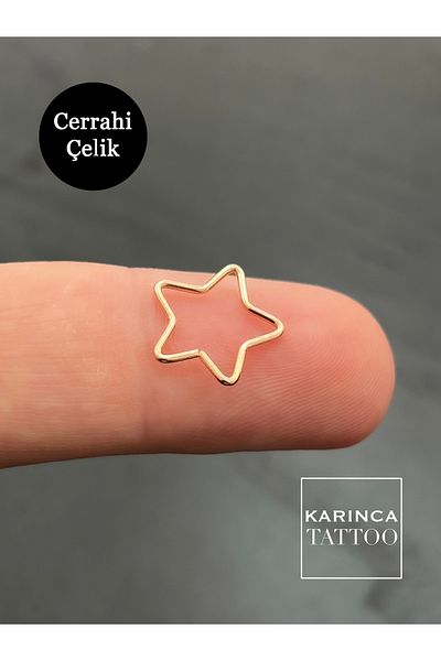 Karınca Piercing Star Rose Piercing