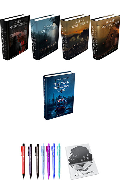 İndigo Kitap Sokak Nöbetçileri 4lü Set Ciltli ve Yere Yakın Yıldızlara Uzak C...