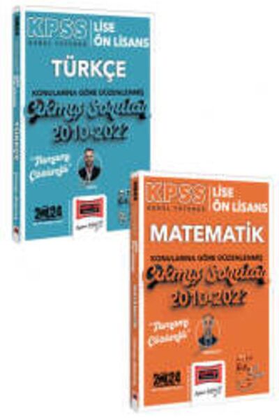 Yargı Yayınları 2024 KPSS Lise Ön Lisans Genel Yetenek Çıkmış Sorular Seti