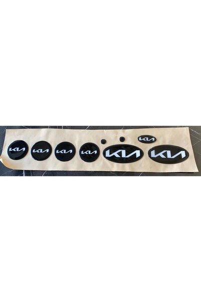 FD OTOMOTİV Kia Ceed New Logo 7 Pieces 117 X 58 mm