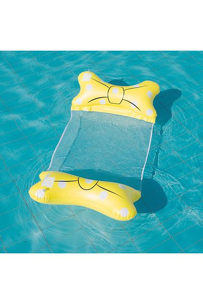 Boldy 140x70cm Mesh Sea Ring and Inflatable Hammock - Pool Hammock