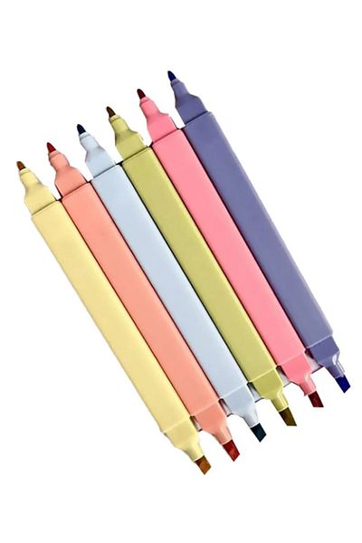 Modellino 6-piece Double Ended - Flower Scented Flat Highlighter Set