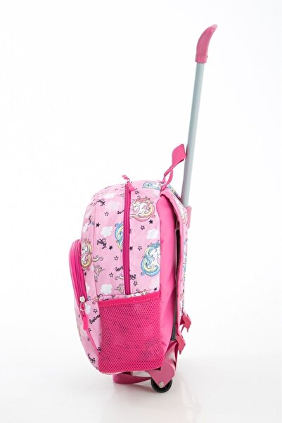 My Easy Shop Children's Bag for Kindergarten and Daily Use - with Squeegee and Wheels