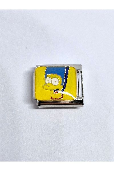 RoseCo00 Sımpsons Marge Italian Steel Bracelet Charm