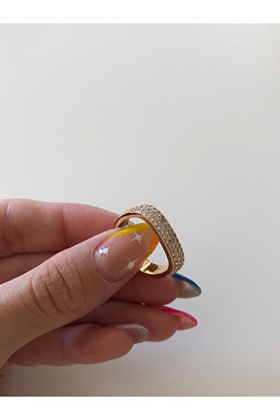 tones official Kare Full Zirkon Taşlı Tamtur 7 No Vintage Yüzük