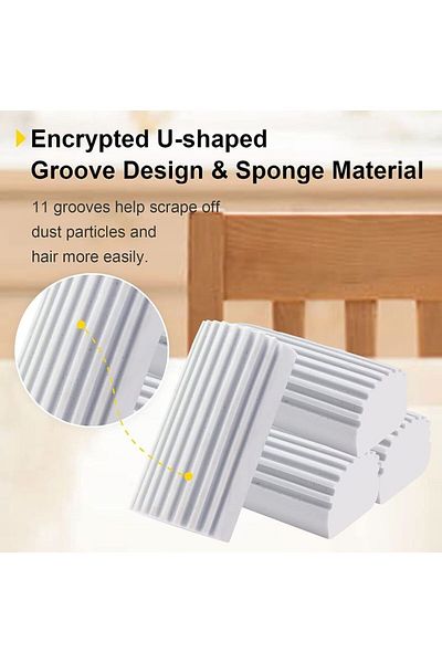 Yenigeldi 1 Piece Gray DuSter MoiSt Water AbSorbent Sponge - DiSh and BruSh kitchen Cleaning