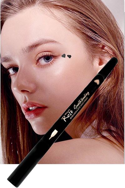 Roesıe Rose Double Sided Heart Patterned Pencil Eyeliner