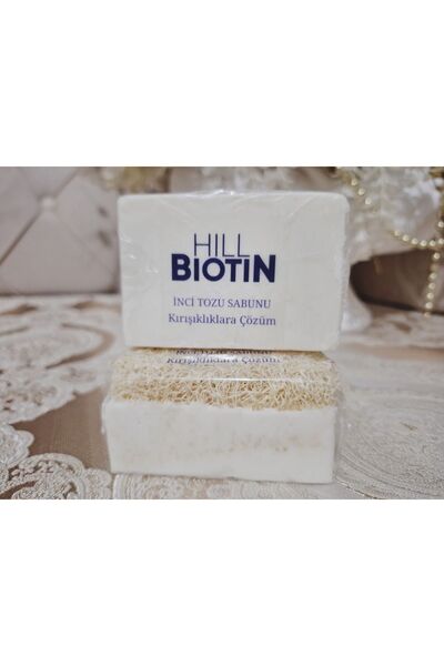 HILL BIOTIN EXPERT kabak lifli doğal inci tozu sabunu 130gr