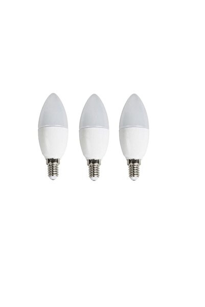 Cata Ct-4083 8w E-14 Led Buji Ampül Beyaz Işık 3 Adet