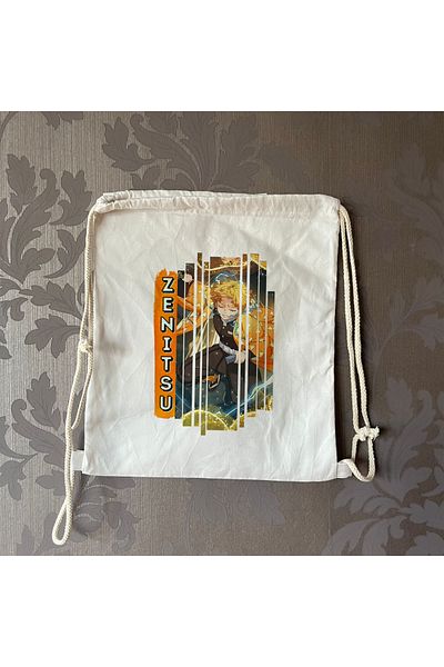 Kupabaskıcısı Demon Slayer Zenitsu - Kimetsu No Yaiba Backpack