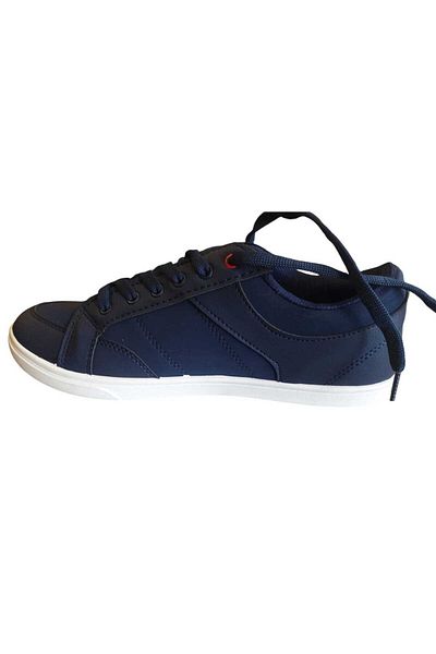 Kinetix Gevins Pu Navy Blue Unisex Sports Shoes - Narrow Fit, Size 1 Large Must Get