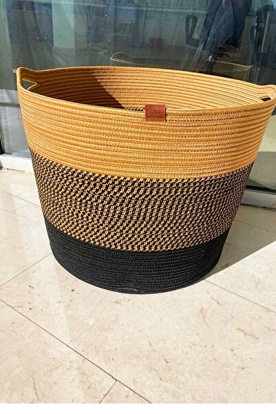 GNG Home Tekstil Ψάθινο Καλάθι με Σχοινί Γιούτας - Καλάθι Πετσετών Πολλαπλών ...