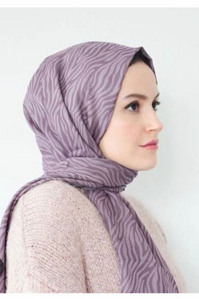 SpecialScarf Hijab Fashion Zebra Pattern, Silky Looking Cotton Shawl, Non-slip Silky Shawl, Stylish Elegant Combinable Shawl