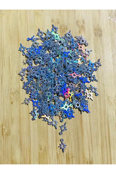 Öztürk Steaua Polară I Hollow Jan Jan Gri Plexi Gros Paiete. 20 g