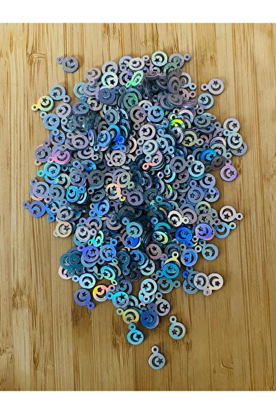 Öztürk Кръгла полумесечна звезда Jan Jan Grey. Дебел диск от плексиглас. 20 г.